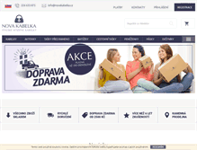 Tablet Screenshot of novakabelka.cz